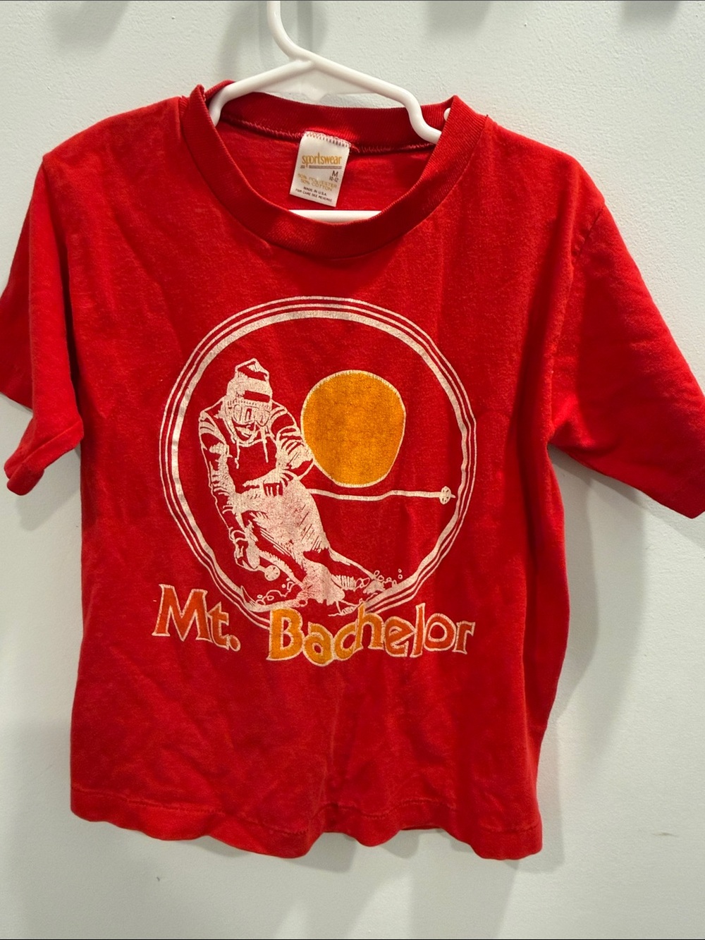 Kids Red Mt. Bachelor Ski Graphic Tee - Unbranded